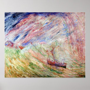 Poster James Ensor Christ Calmer l'eau