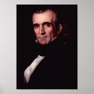 Poster James K. Polk 11ème président des États-Unis