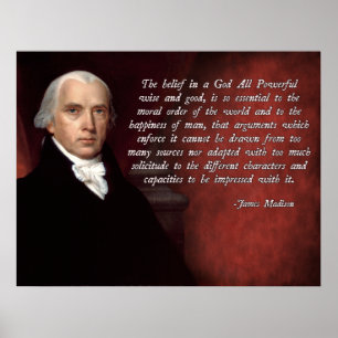 Poster James Madison God