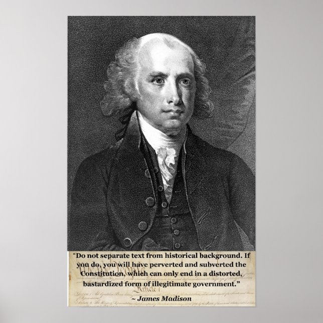 Poster James Madison - Un gouvernement maladroit (Devant)