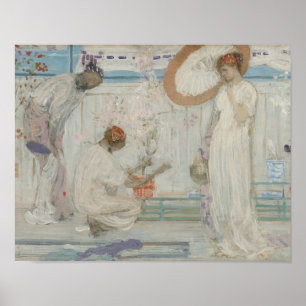 Poster James McNeill Whistler - La Symphonie Blanche