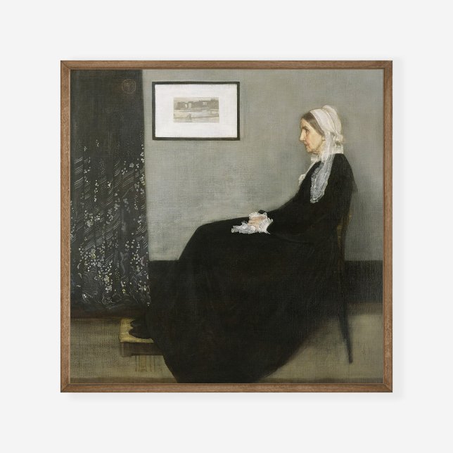 Poster James McNeill Whistler Portrait La mère de Whistle (Créateur téléchargé)