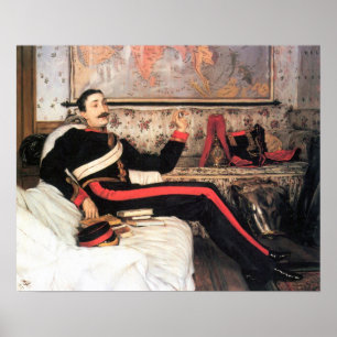 Poster James Tissot - colonel Frederick Gustavus Burnaby