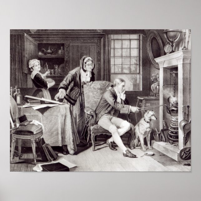 Poster James Watt Jouer avec de la vapeur (Devant)