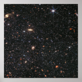 Poster James Webb Telescope Nwarf Galaxy