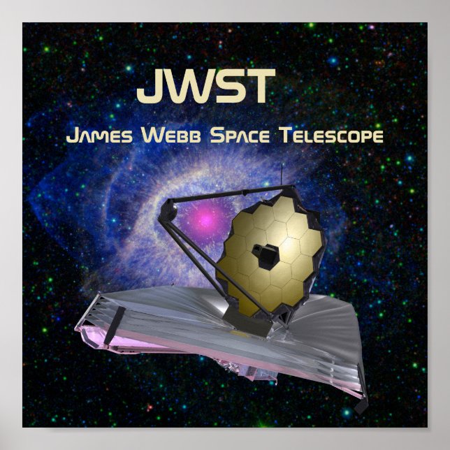 Poster James Webb Télescope spatial JWST (Devant)