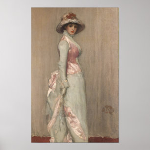 Poster James Whistler - Portrait de Lady Meux