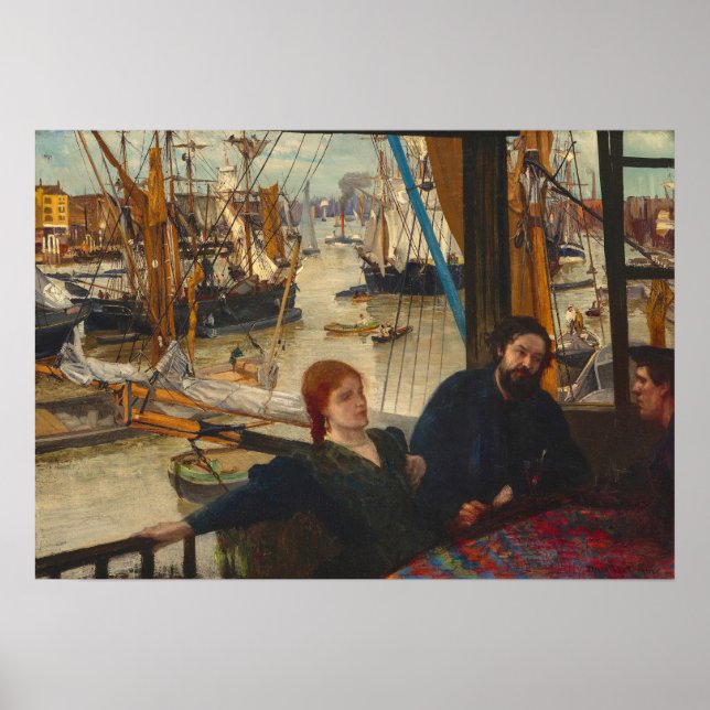 Poster James Whistler - Wapping (Devant)