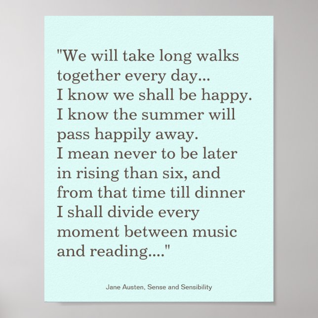 Poster Jane Austen Lecture et musique (Devant)