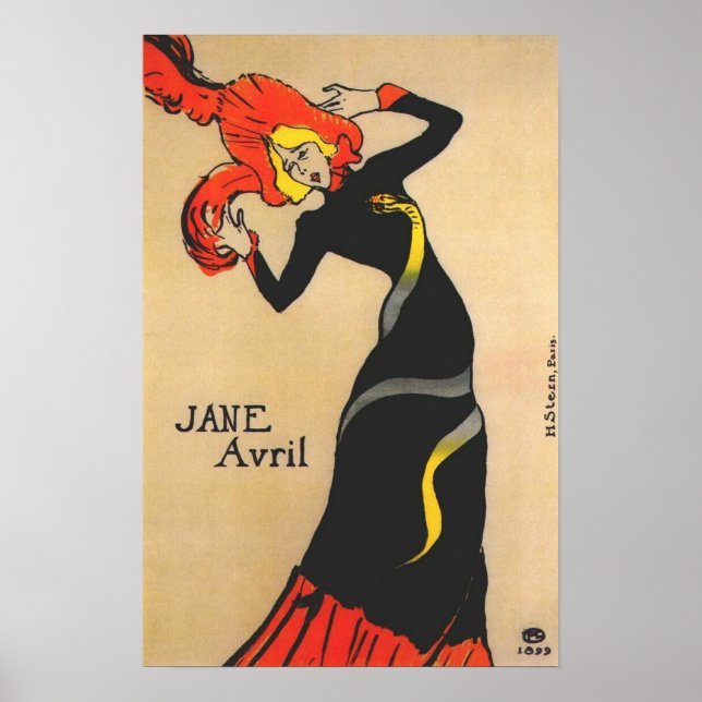 Poster Jane Avril 1 (Devant)
