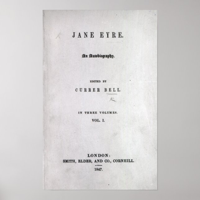 Poster Jane Eyre (Devant)