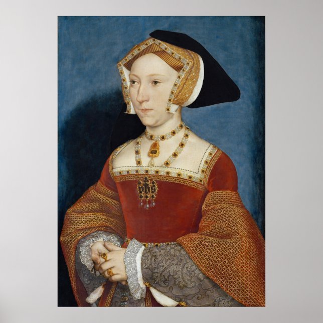 Poster Jane Seymour - Hans Holbien le Jeune - 1536 (Devant)