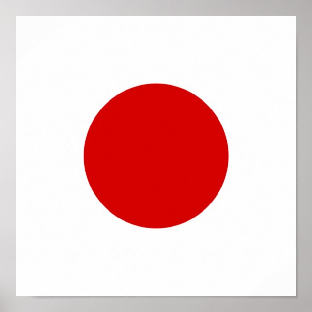 Poster Japon Drapeau Japon Pays Fierté Accueil Ethnicité (Devant)