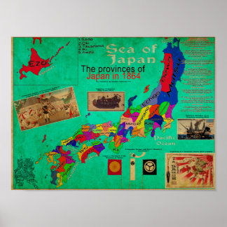 Poster Japon en 1864