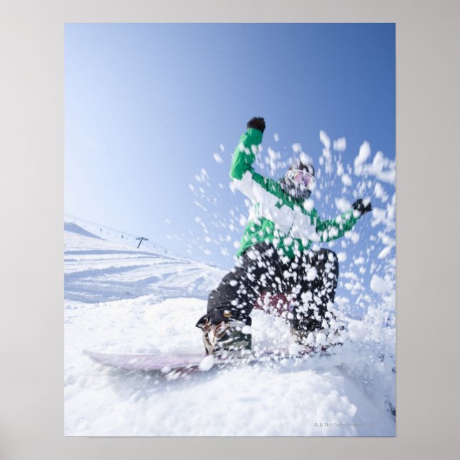 Poster Japon, Hokkaido, Niseko (Devant)