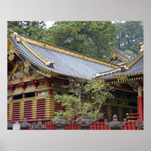 Poster Japon, Nikko. Sanctuaire Toshogu et mausolée en 2