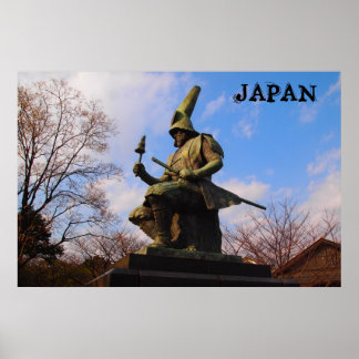 Poster japonais Samurai
