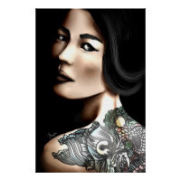 Japonaise tatouée