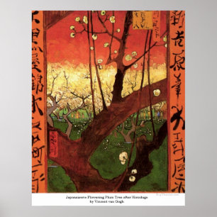 Poster Japonaiserie Plum Tree Hiroshige -Vincent van Gogh