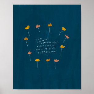 Poster "J'apprends à respirer profondément.."