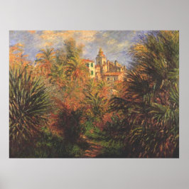 Poster Jardin à Bordighera - Claude Monet - c1900