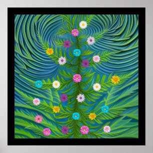 Poster Jardin Abstrait de la petite salade
