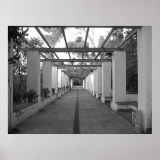 Poster Jardin B&W