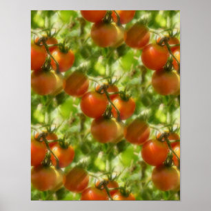 Poster Jardin Cherry Tomates Motif de la nature