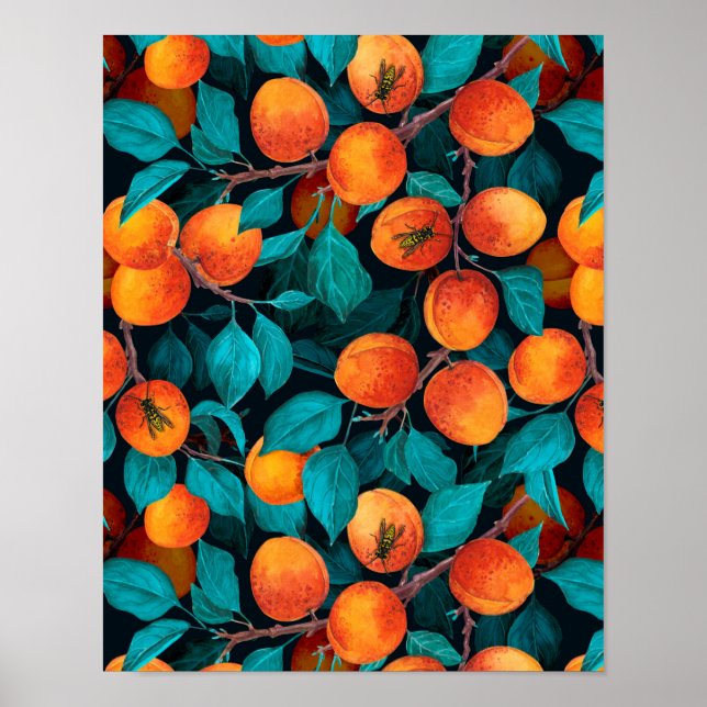 Poster Jardin d'abricot 2 (Devant)