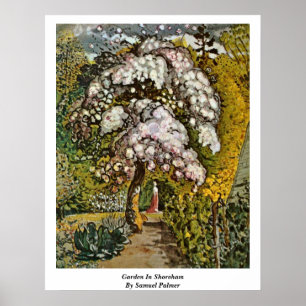 Poster Jardin dans Shoreham par Samuel Palmer
