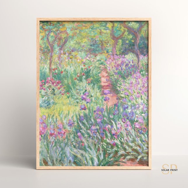 Poster Jardin d'artiste à Giverny 1900 Claude Monet Célèb (Créateur téléchargé)