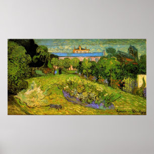 Poster Jardin de Daubigny par Vincent van Gogh