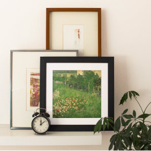 Poster Jardin de Daubigny par Vincent van Gogh, Art Vinta