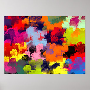 POSTER JARDIN DE FLEURS