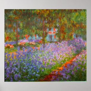 Poster Jardin de Monet par Claude Monet