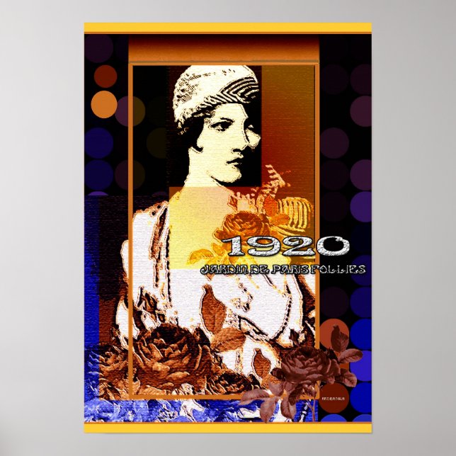 Poster Jardin de Paris Follies 1920 (Devant)