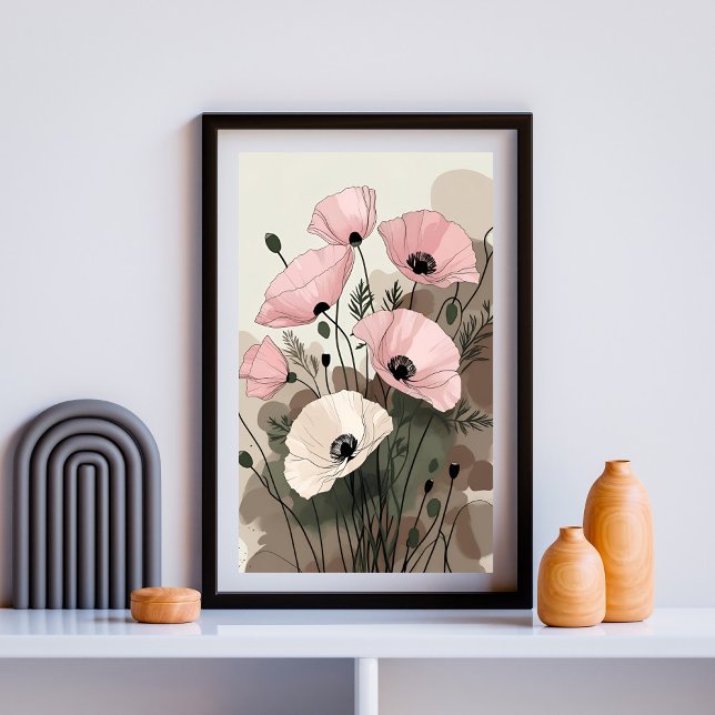 Poster Jardin de Pavots Murmurants (Créateur téléchargé)