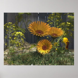 Poster Jardin de plaisir de maman