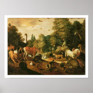 Poster Jardin d'Eden (huile sur toile)