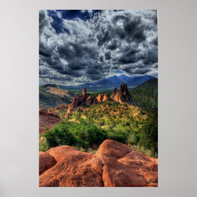 Poster Jardin des dieux (Devant)