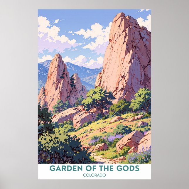 Poster Jardin des Dieux, Colorado (Devant)