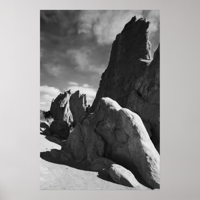 Poster Jardin des Dieux, Colorado Springs (Devant)
