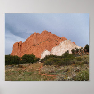 Poster Jardin des Dieux Colorado toile Imprimer