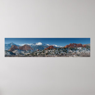 Poster Jardin des Dieux Panorama Pittoresque