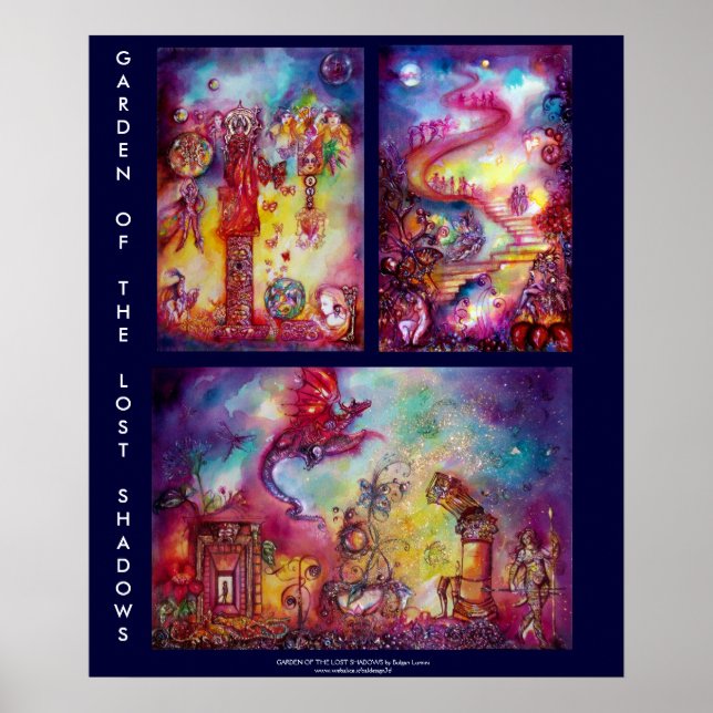 POSTER JARDIN DES OMBRES PERDUES (Devant)