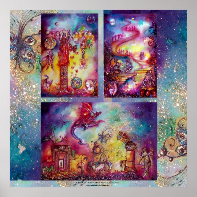 Poster JARDIN DES OMBRES PERDUES, taille colossale (Devant)