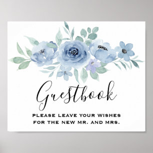 Poster Jardin d'été Aquarelle Mariage floral