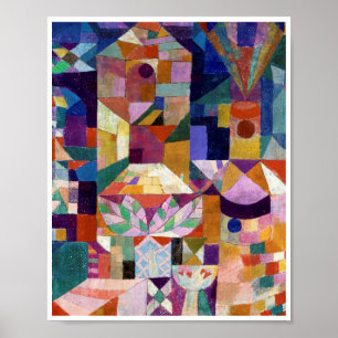 Poster Jardin du château, Paul Klee