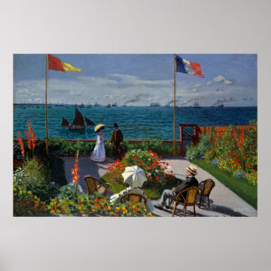 Poster Jardin du Monet à Sainte-Adresse
