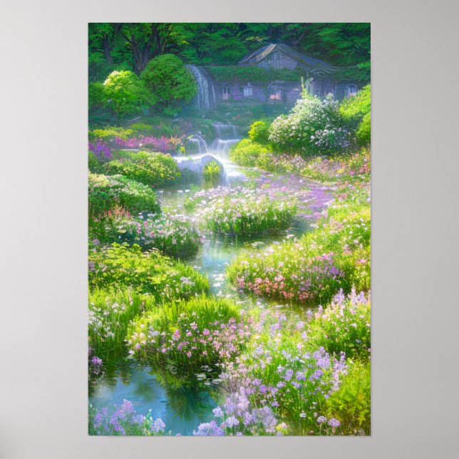 Poster Jardin enchanteur des rêves (Devant)